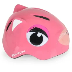 Byox Schutzhelm Y26 Kati Größe S 48 - 54 cm einstellbar 4 Löcher LED-Beleuchtung pink
