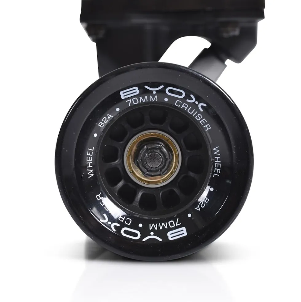 Byox Skateboard Longboard 42" Dancing Style PU Rollen ABEC-9 bis 100 kg Gurt schwarz
