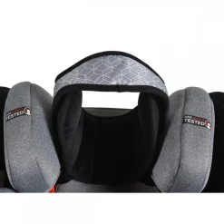Cangaroo Kindersitz-Kopfstütze Shelter ergonomisch Kopfschutz für Auto Kopfgurt grau