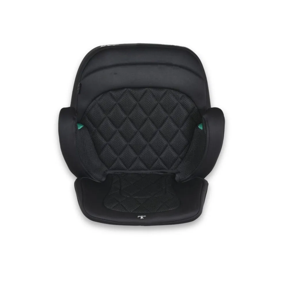 Cangaroo Kindersitz Sitzerhöhung Jax i-Size 125-150cm Gruppe 3 Isofix Top Tether schwarz