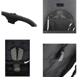 Cangaroo Kinderwagen Buggy easy Fold Alu Sonnendach verstellbar, faltbar, Korb grün