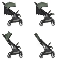 Cangaroo Kinderwagen Buggy easy Fold Alu Sonnendach verstellbar, faltbar, Korb grün