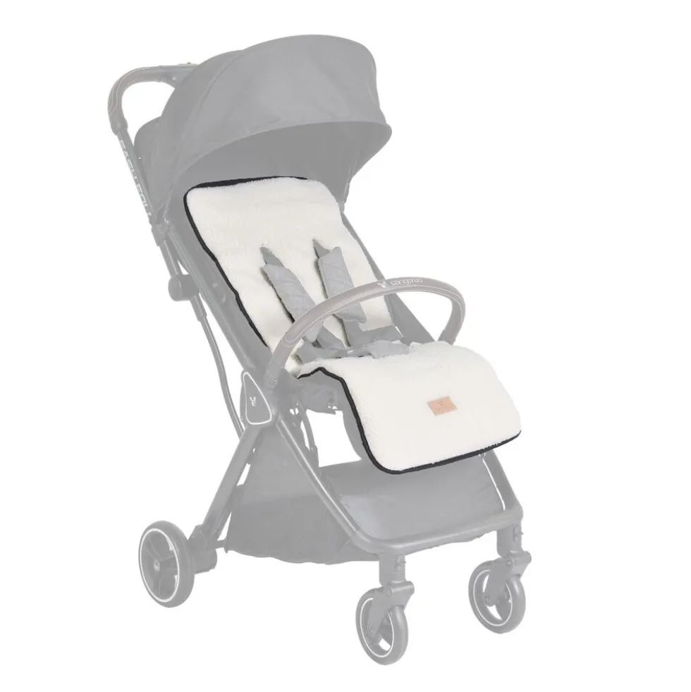 Cangaroo Kinderwagen Sitzauflage Luxe Universalsitzunterlage hoher Sitzkomfort schwarz
