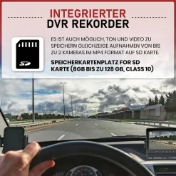CARMATRIX HD Funk Rückfahrsystem Digital für LKW Wohnmobil Auto Transporter 7