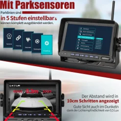 CARMATRIX Solar Rückfahrsystem 7