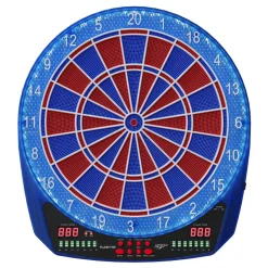 Carromco Elektronik Dartboard Flash-401, mit Adapter, 2-Loch Abstand