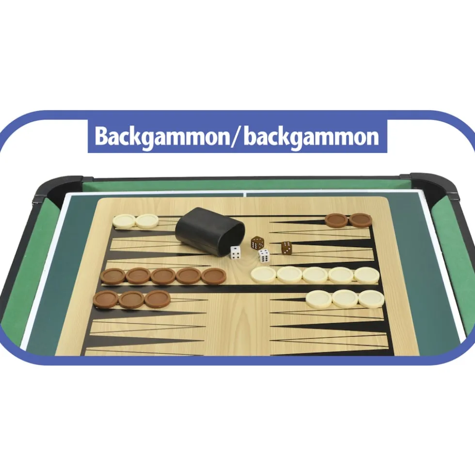 Carromco MULTIFUNKTIONSTISCH MULTIFUN-XT, 14in1, TELESCOPSTANGEN