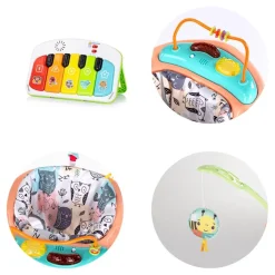Chipolino Hopser Jumpy Joy Musik Licht Tiere Hängespielzeug Motorikspielzeug rosa