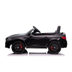 Chipolino Kinder Elektroauto BMW M5 Fernbedienung Musik Eva-Räder Bluetooth schwarz