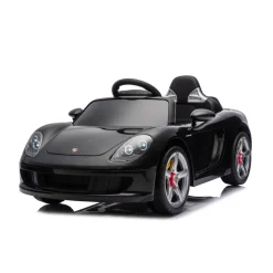 Chipolino Kinderelektroauto Porsche Carrera GT Fernbedienung Bluetooth 2 Motoren schwarz