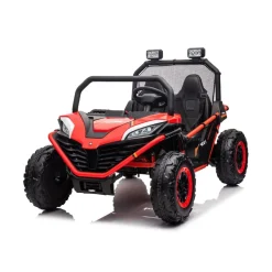 Chipolino Kinder Elektrofahrzeug Explorer Doppelsitzer Offroad LED Hupe MP3 USB rot
