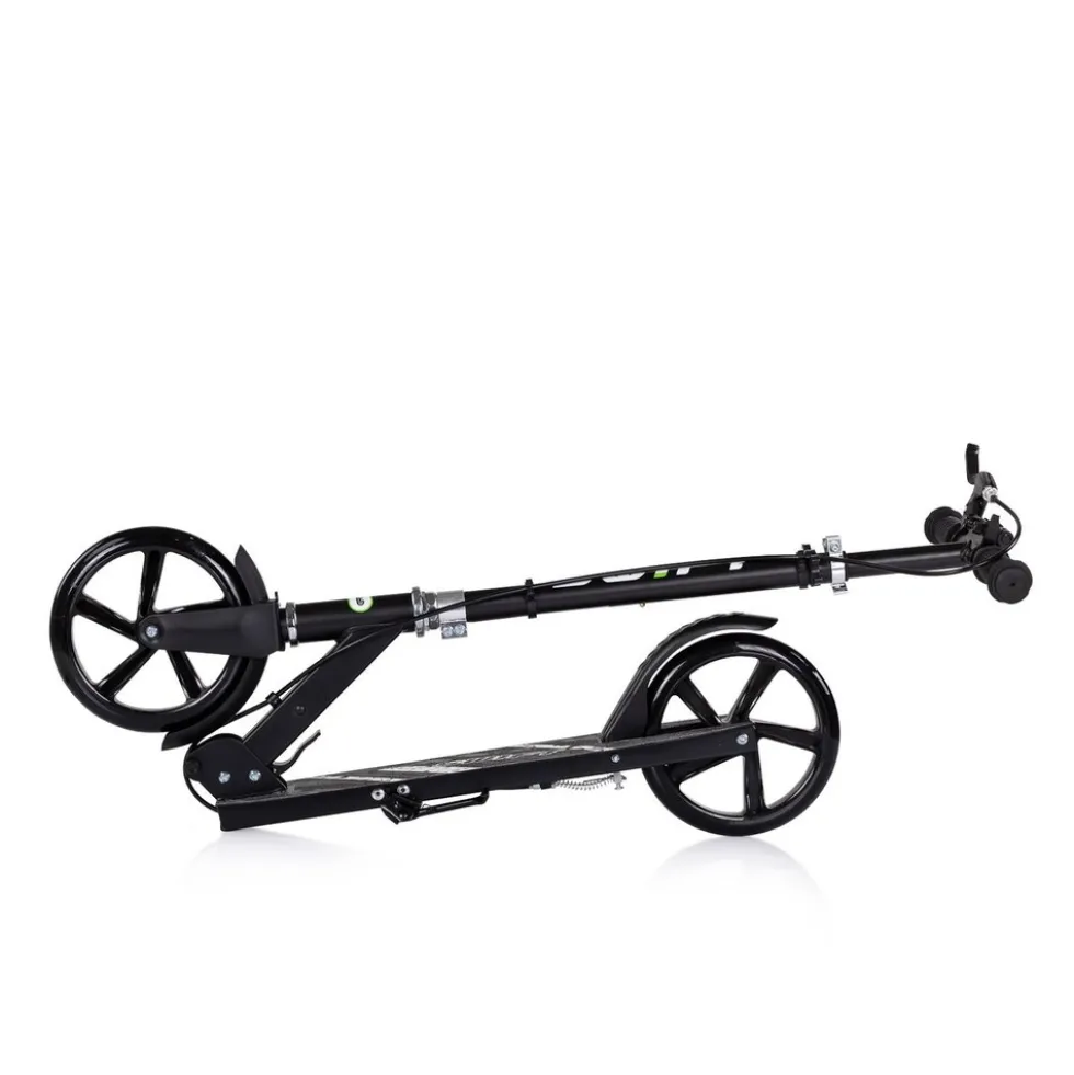 Chipolino Kinderroller Swift klappbar Anti-Rutsch-Griffe Hinterradbremse ABEC-7 schwarz