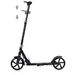 Chipolino Kinderroller Swift klappbar Anti-Rutsch-Griffe Hinterradbremse ABEC-7 schwarz