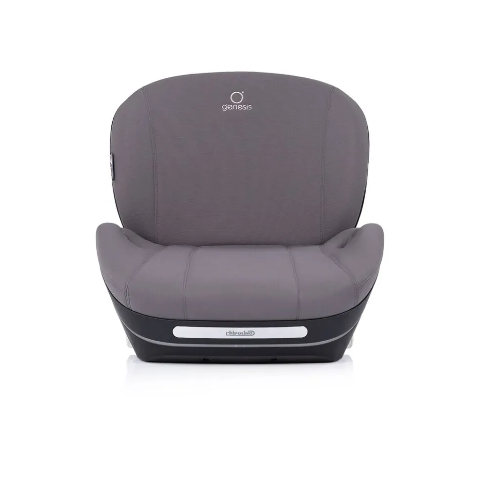 Chipolino Kindersitzerhöhung Genesis i-Size 125-150 cm Isofix, Rückenlehne grau