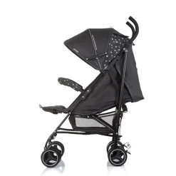 Chipolino Kinderwagen Milano Buggy bis 22 kg, Rückenlehne verstellbar, faltbar schwarz