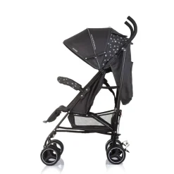 Chipolino Kinderwagen Milano Buggy bis 22 kg, Rückenlehne verstellbar, faltbar schwarz