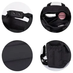 Chipolino Kinderwagentasche Wickeltasche universell Wickelauflage Reißverschluss schwarz