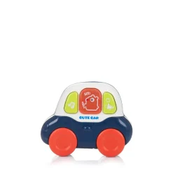 Chipolino Lauflernwagen lustige Tiere Musik Lichter Motorik Zahnräder Tasten blau