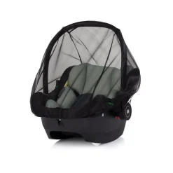 Chipolino Moskitonetz für Babyschale schützt vor Mücken und Insekten universal schwarz