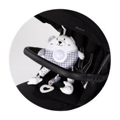 Chipolino Musikmobile große Tiere Melodie Lichteffekte Plüschtier ab Geburt grau