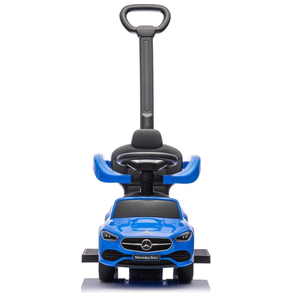 Chipolino Rutschauto Mercedes Benz C-Klasse Stauraum Fußstütze Schiebegriff Hupe blau