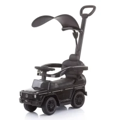 Chipolino Rutscher Mercedes Benz G350d 2 in 1 Schubstange Dach Musik, Trittstufe schwarz