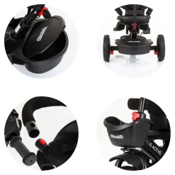 Chipolino Tricycle Dreirad Be Active 2 in 1 Sitz drehbar Musik Licht drehbar bunt