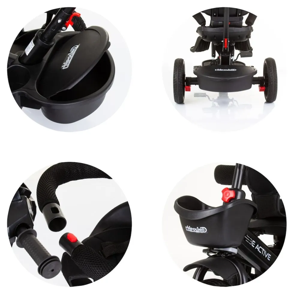Chipolino Tricycle Dreirad Be Active 2 in 1 Sitz drehbar Musik Licht drehbar bunt