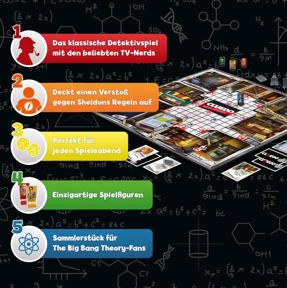 Cluedo The Big Bang Theory Brettspiel Gesellschaftsspiel