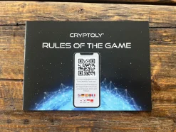 CRYPTOLY - Das Strategiespiel für die ganze Familie! Englische Version für 2-6 Spieler ab 8 Jahren