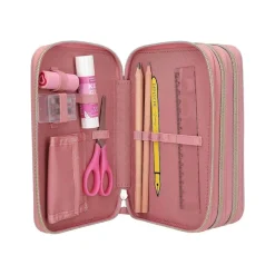 Depesche 3-Fach Federtasche Dusty Rose Miss Melody 20 x 13 x 7,5 cm