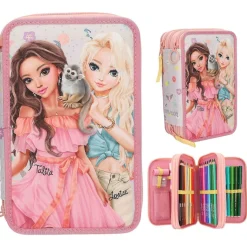 Depesche 3-Fach Federtasche JUICY inkl. Stifte TOPModel 7,5 x 13 x 20 cm