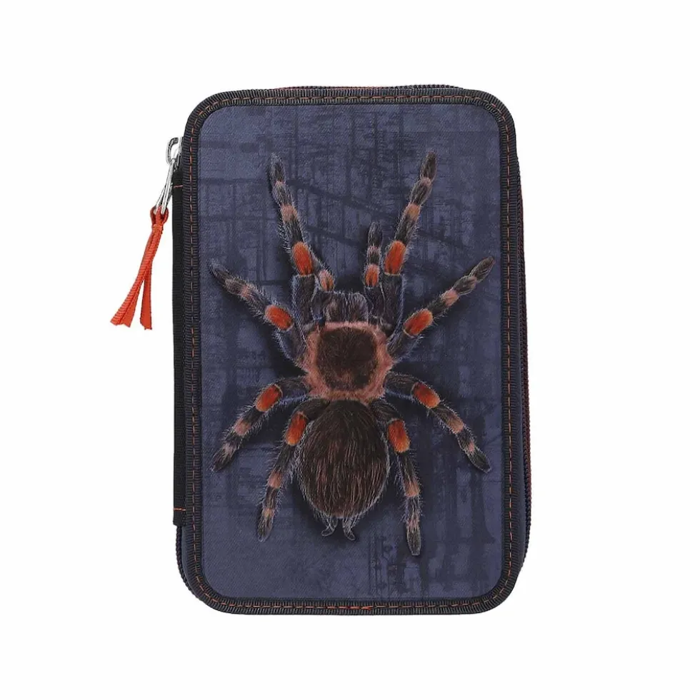 Depesche 2-Fach Federtasche mit Spinne Adventure World 5,5 x 12 x 19 cm