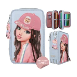 Depesche 3-Fach Federtasche TEAM TEDDY TOPModel 20 x 13 x 7,5 cm