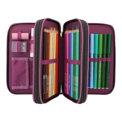 Depesche 3-Fach Federtasche TOPModel 7,5 x 13 x 20 cm