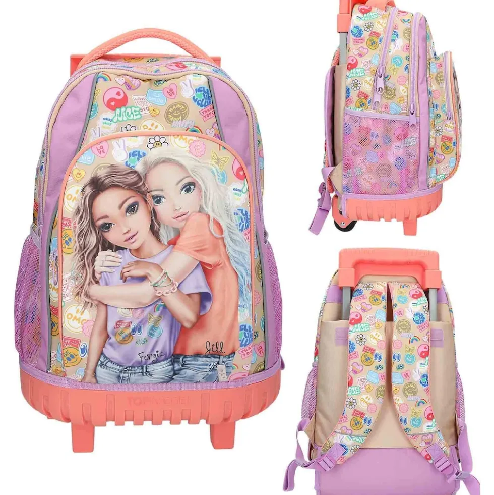 Depesche Schulrucksack Trolley GIRL POWER TOPModel 25 x 32 x 37,5 cm