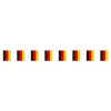 Deutschland Fahnenkette Banner 2,7m Schwarz Rot Gold EM WM Deko Fussball Fußball