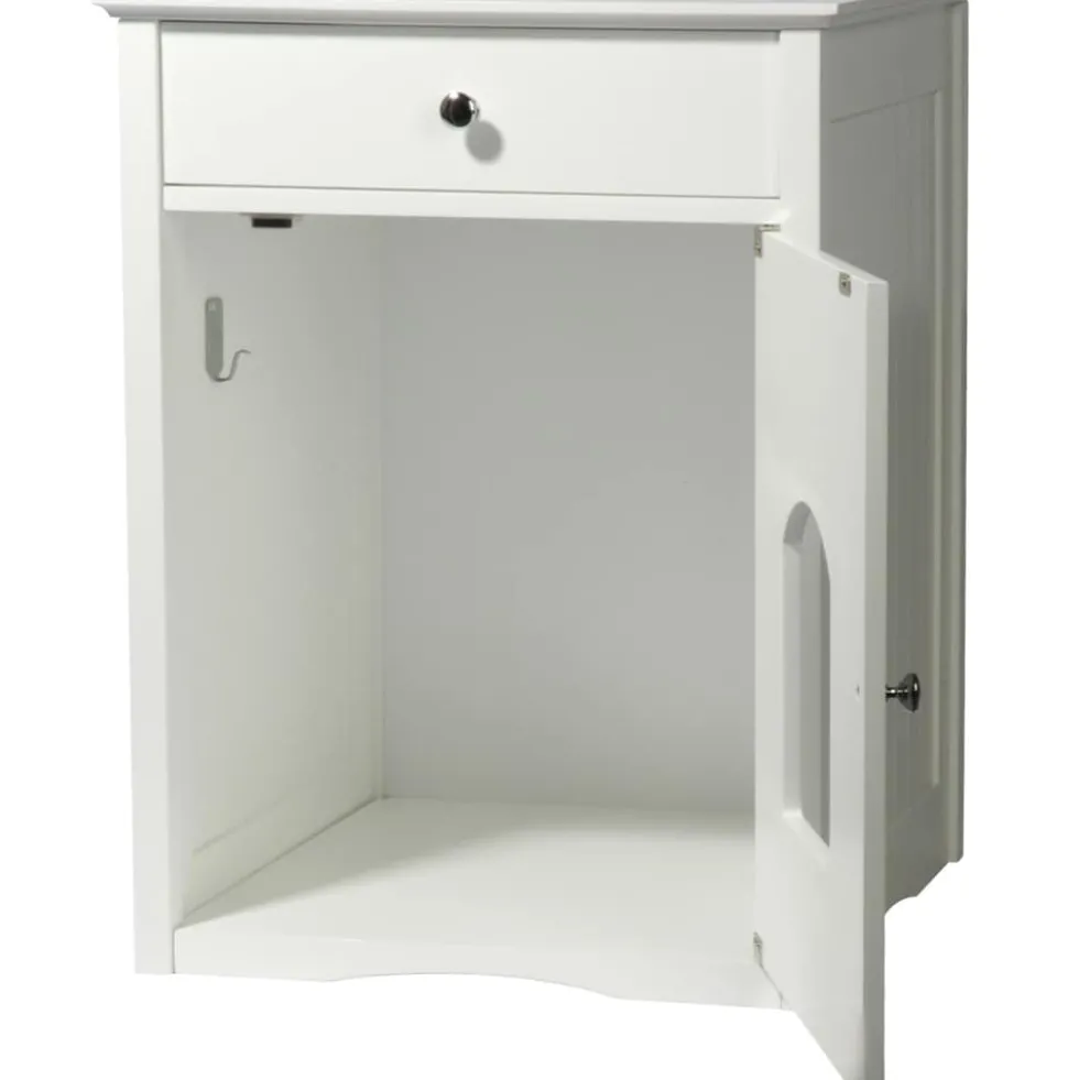 Dobar "Mohrle" Designer-Katzenschrank weiß