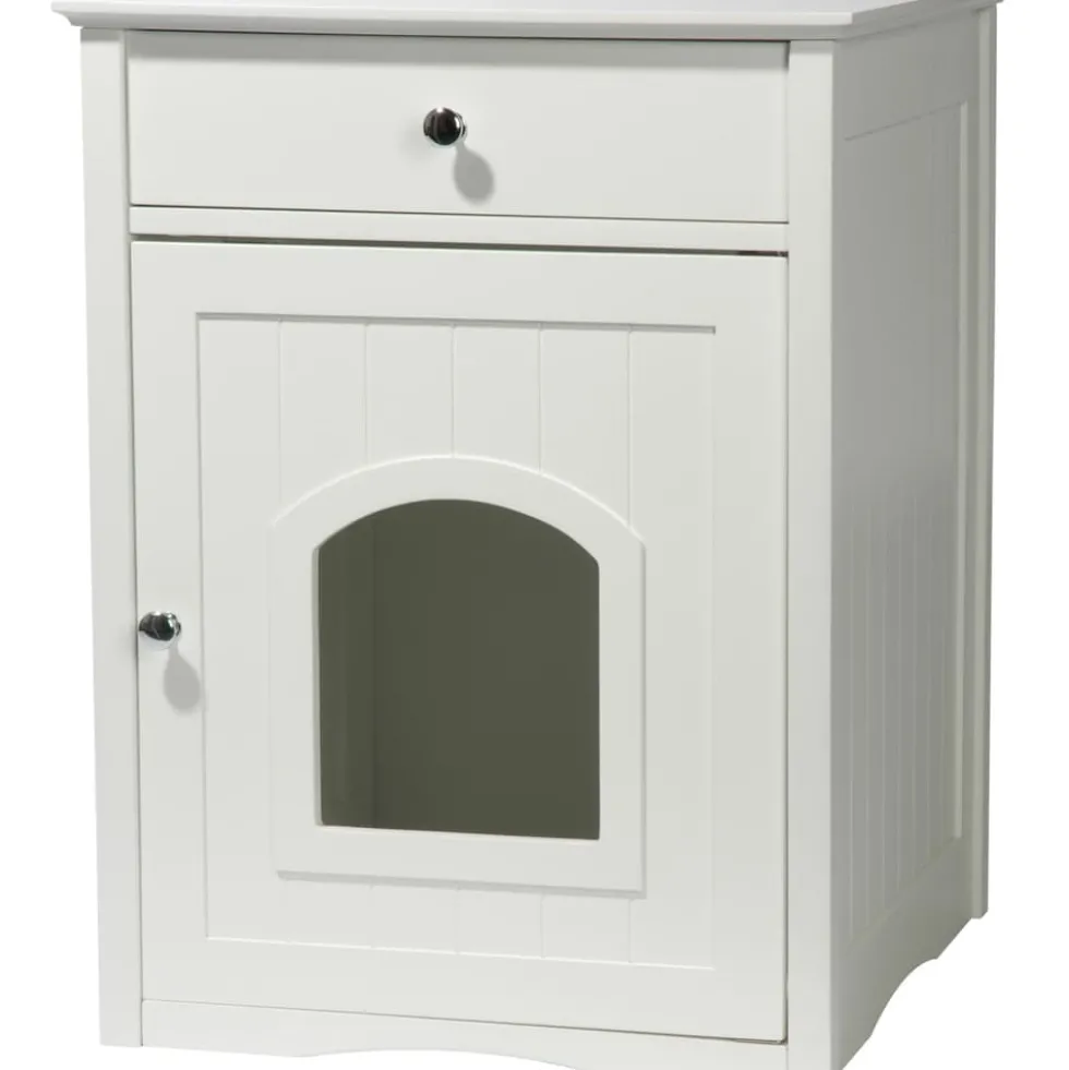 Dobar "Mohrle" Designer-Katzenschrank weiß