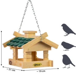 dobar Vogelfutterhaus mit Schindeldach