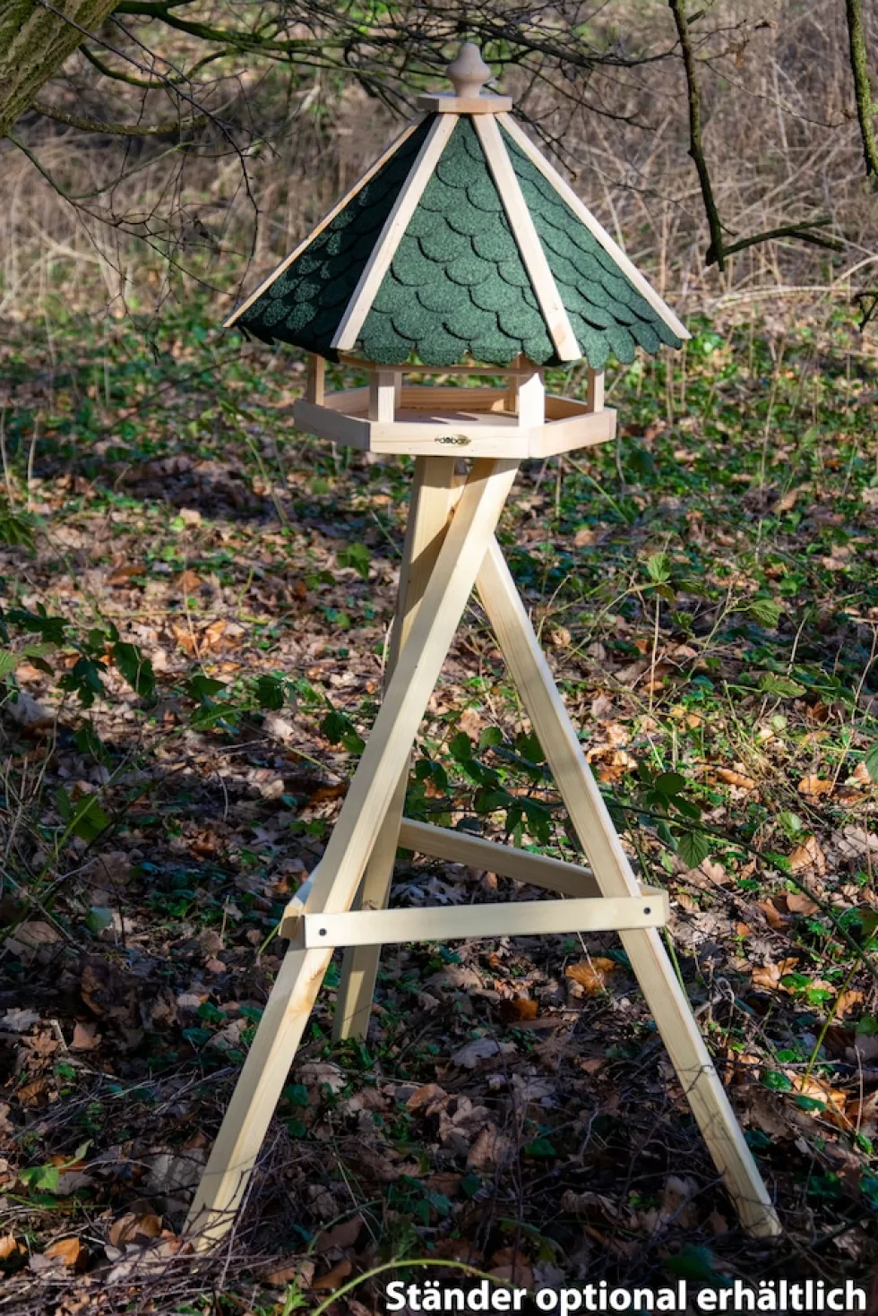Dobar Vogelhaus aus Holz sechseckig