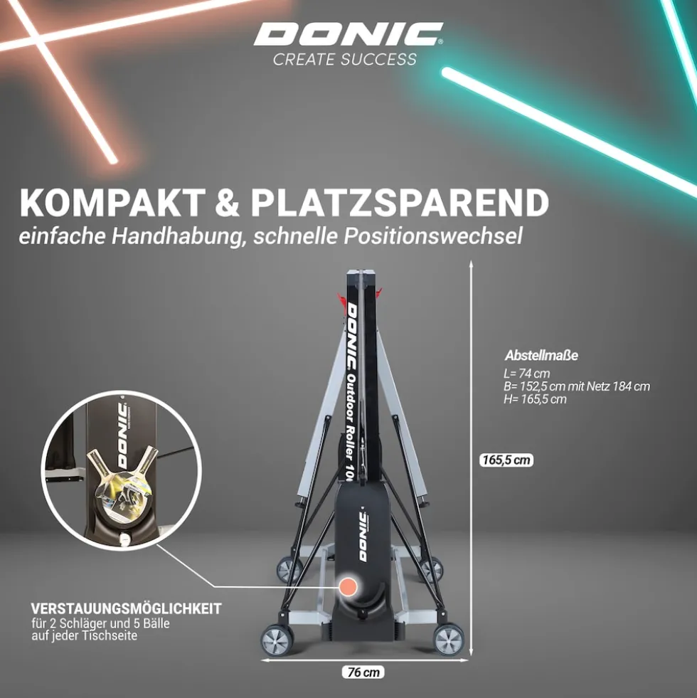 DONIC Outdoor Roller 1000, blau - versch. Farben