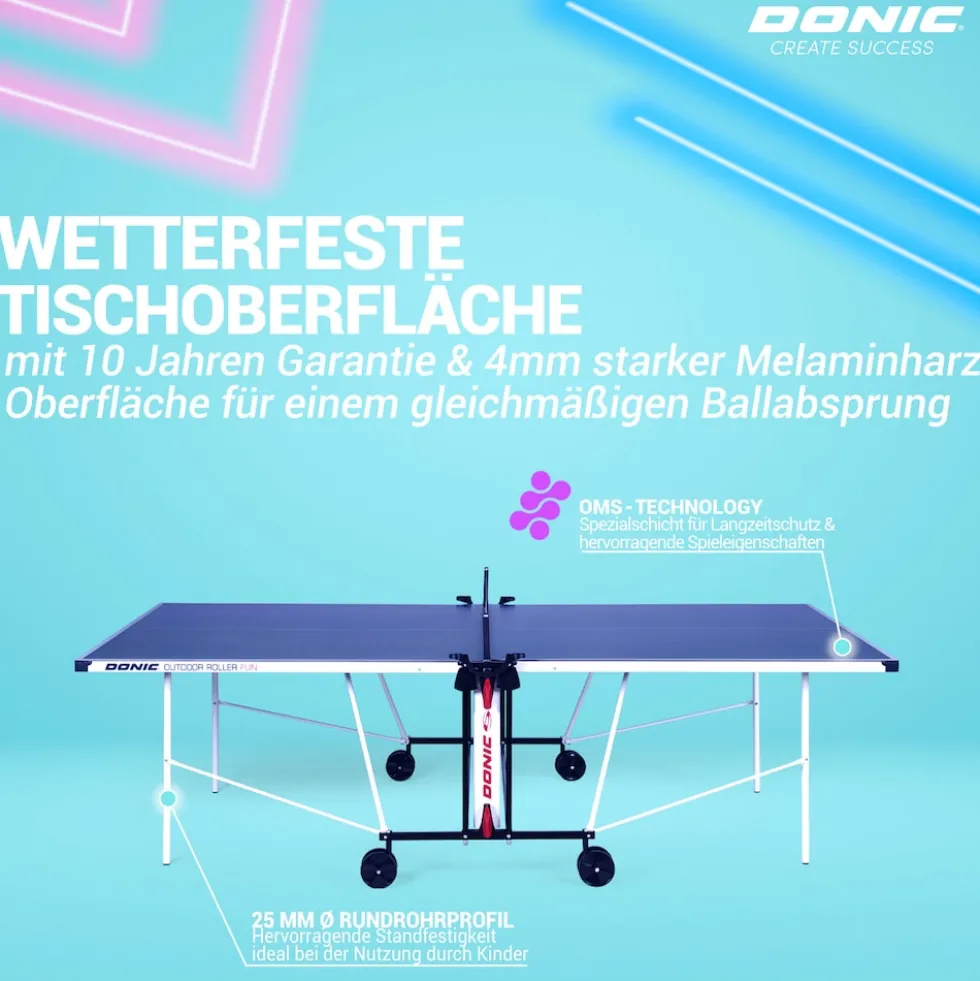 DONIC Outdoor Roller Fun, blau