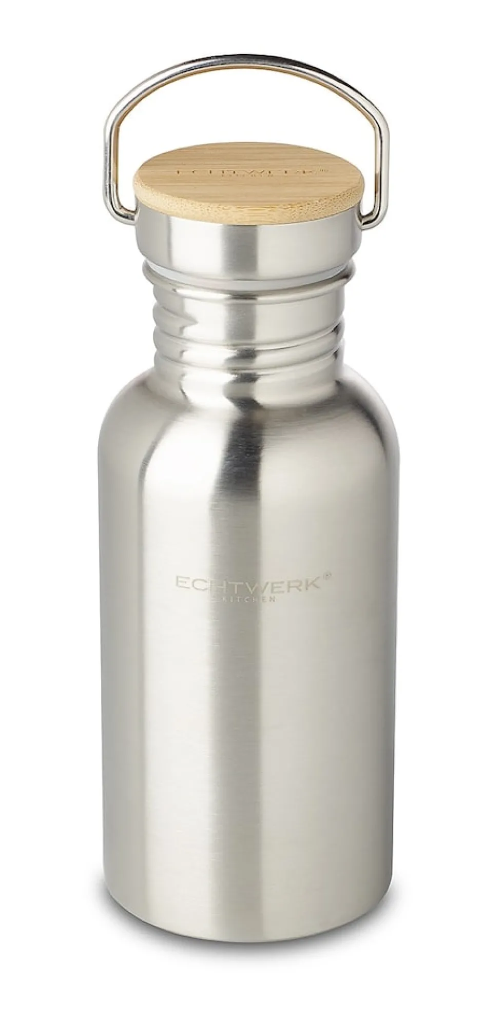 Echtwerk Trinkflasche mit Bambusdeckel 500ml