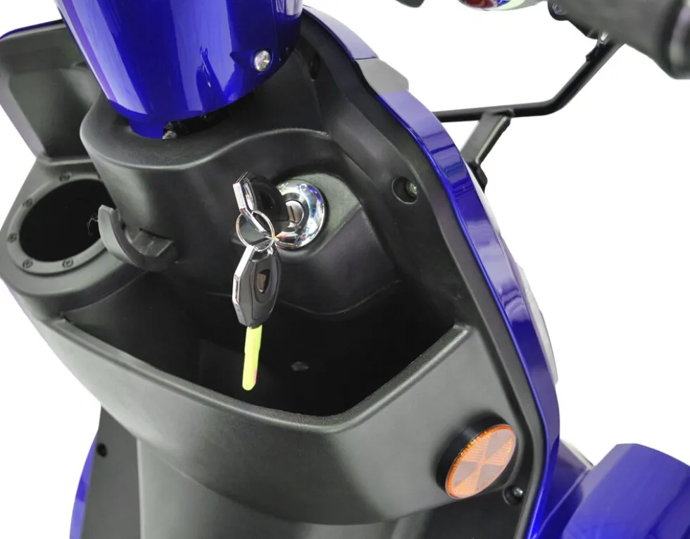 ECO ENGEL 510 Blau mit Dach 20 Ah Li-Io Akku Herausnehmbar, Elektromobil