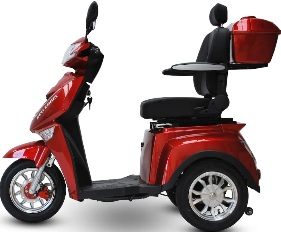 ECO ENGEL 504, Elektromobil 25 km/h mit Li-io 30 AH Akku, Rot