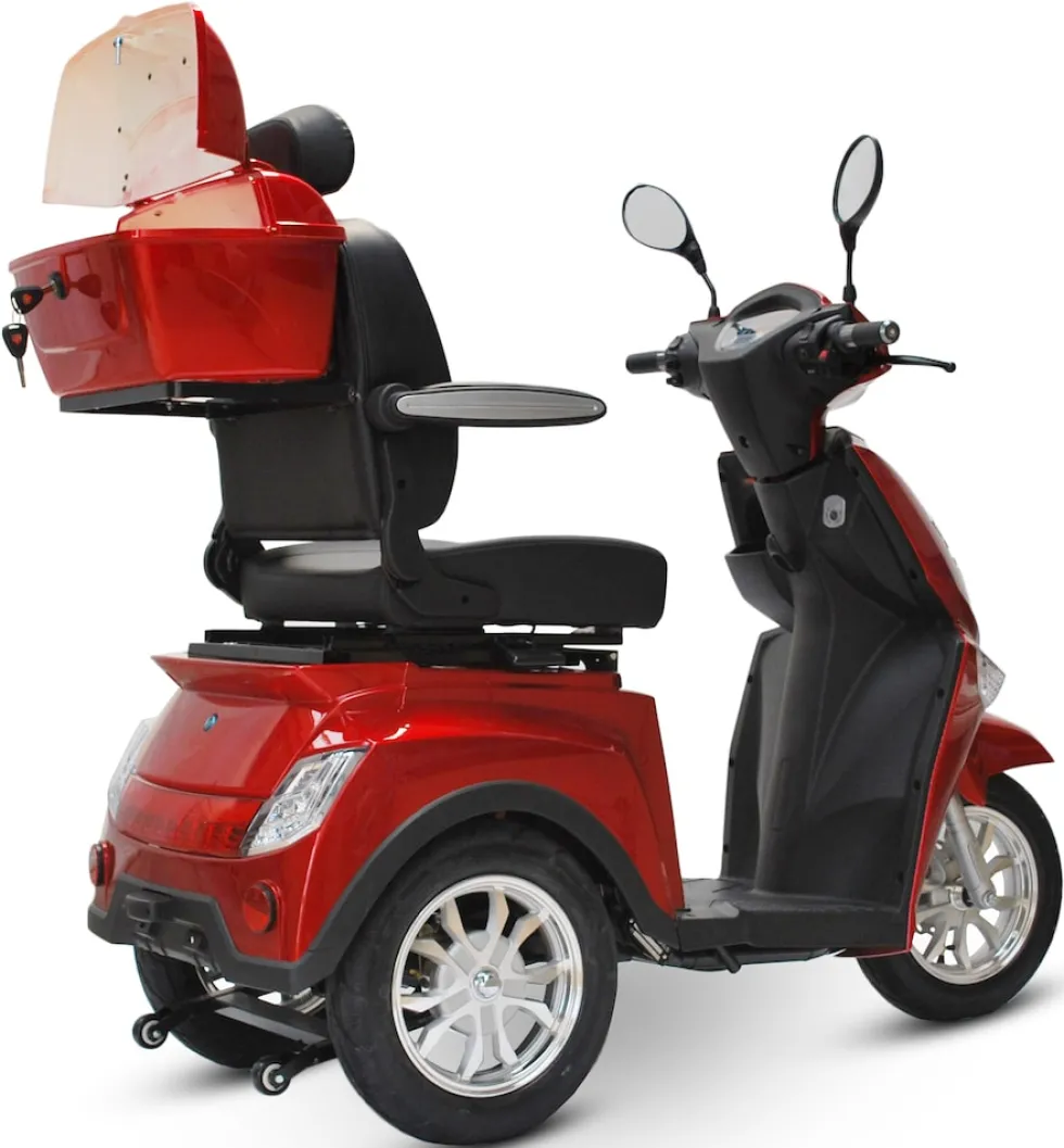 ECO ENGEL 504, Elektromobil 25 km/h mit Li-io 30 AH Akku, Rot