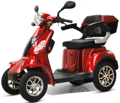 ECO ENGEL 510 E-Scooter 4 Räder 25 km/h Seniorenmobil, Rot - versch. Farben