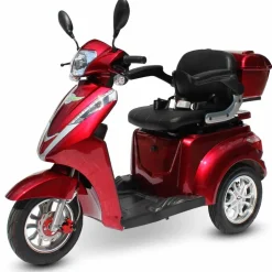 ECO ENGEL 501, Senioren- / Elektromobil, 25 km/h mit 20 Ah Li-Io Akku herausnehmbar, Rot