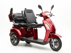 ECONELO E-Seniorenmobil Billy 2.0, Lithium-Akku, 3-Rad, 60V, 1000 Watt, normal Sitz, Rot